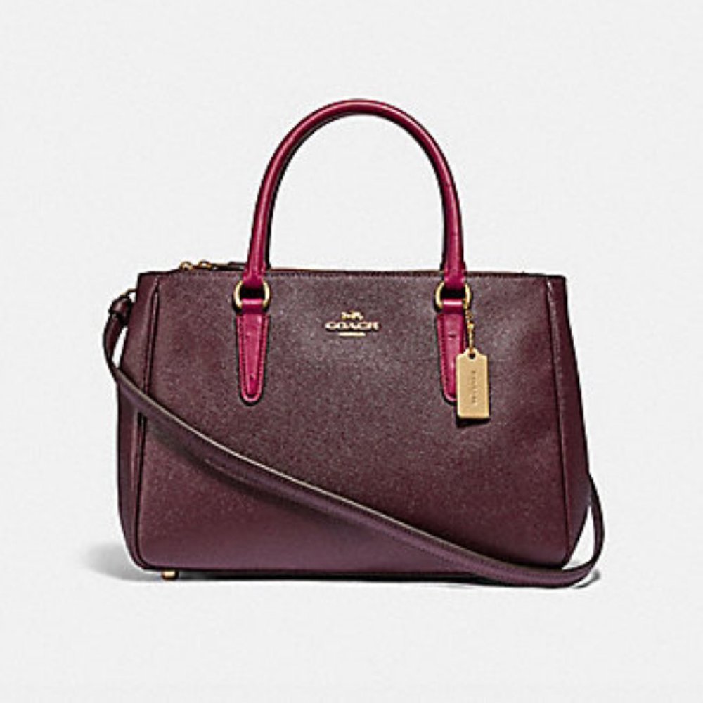 Coach Surrey Carryall - Raspberry/Dark Fuchsia